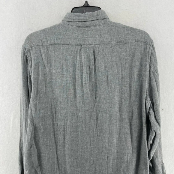 J.Crew Button-Down Shirt Men's M Gray Slim Fit Collared Chest Pocket Re-Imagined - Picture 8 of 13